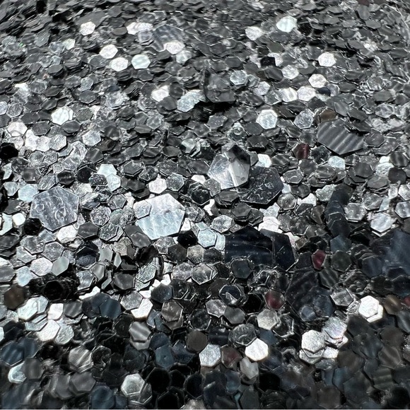 LK Bennett Monica Mary Jane Glitter Heels Size 41 / 11 Antracite (Gunmetal) EUC - Picture 8 of 12